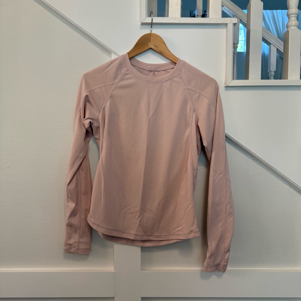 Aspire Blush Pink Long Sleeve Top Activewear size S